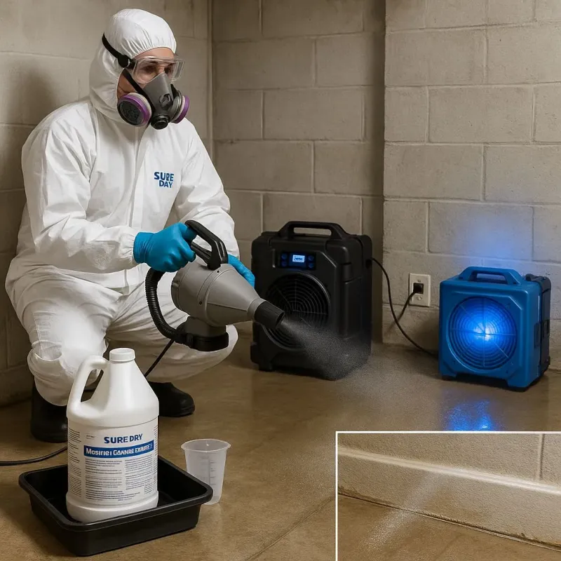Sanitization and Odor Removal process in Pinole, CA