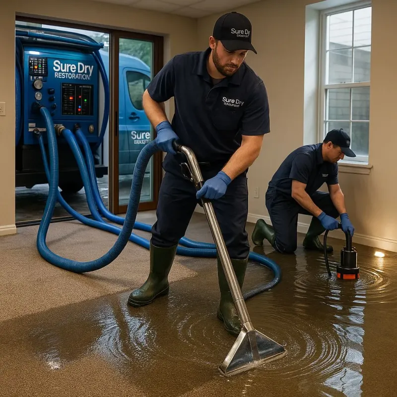 Water Extraction and Removal process in Pinole, CA